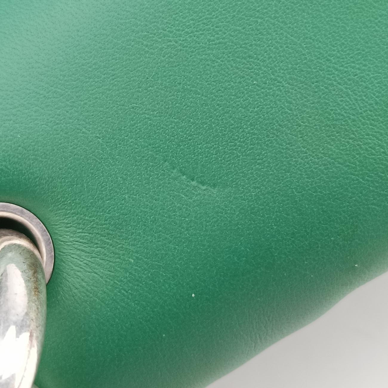 The Chain PouchGreenlambskinP01811498Xザ チェーン ポーチグリーンラムスキンP01811498X