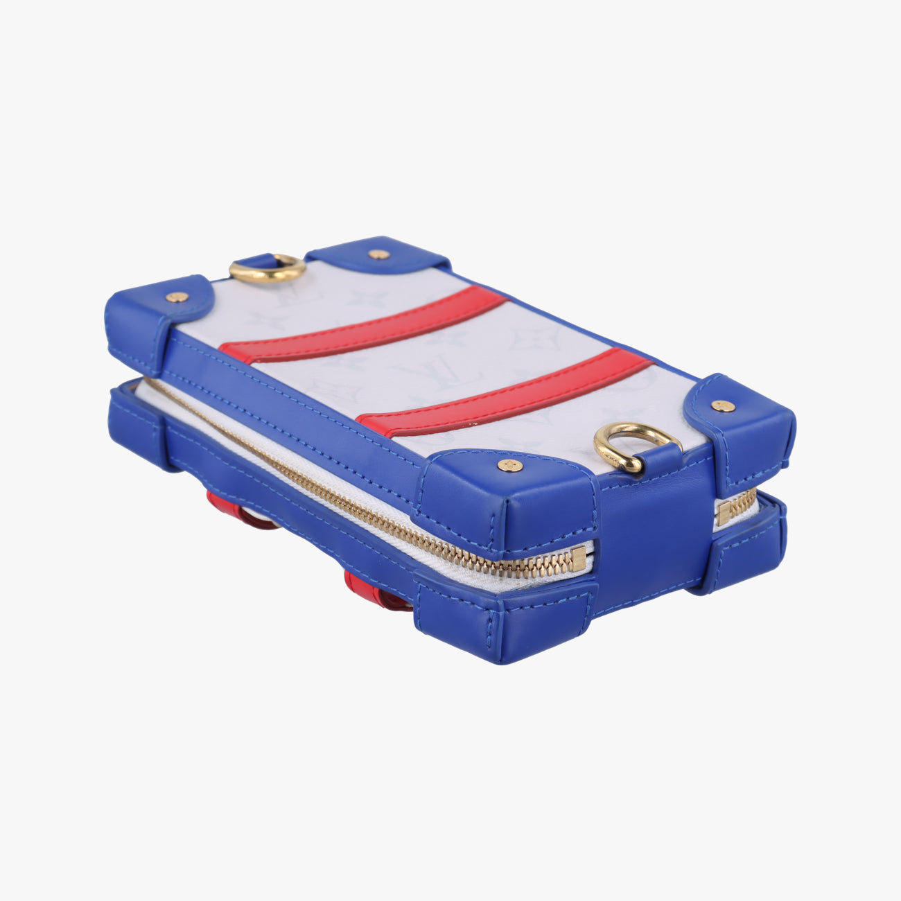LV x NBA SOFT TRANK  PHONE BOXAntarctica x Red x WhiteMonogram Canvas×calf leatherM80101TJ4220LV x NBA ソフトトランク フォーンボックスアンタークティカ×レッド×ホワイトモノグラムキャンバス×カーフレザーM80101TJ4220
