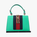 SylvieGreenxNavyxRedLeather470270H021641079シルヴィグリーンxネイビーxレッドレザー470270H021641079