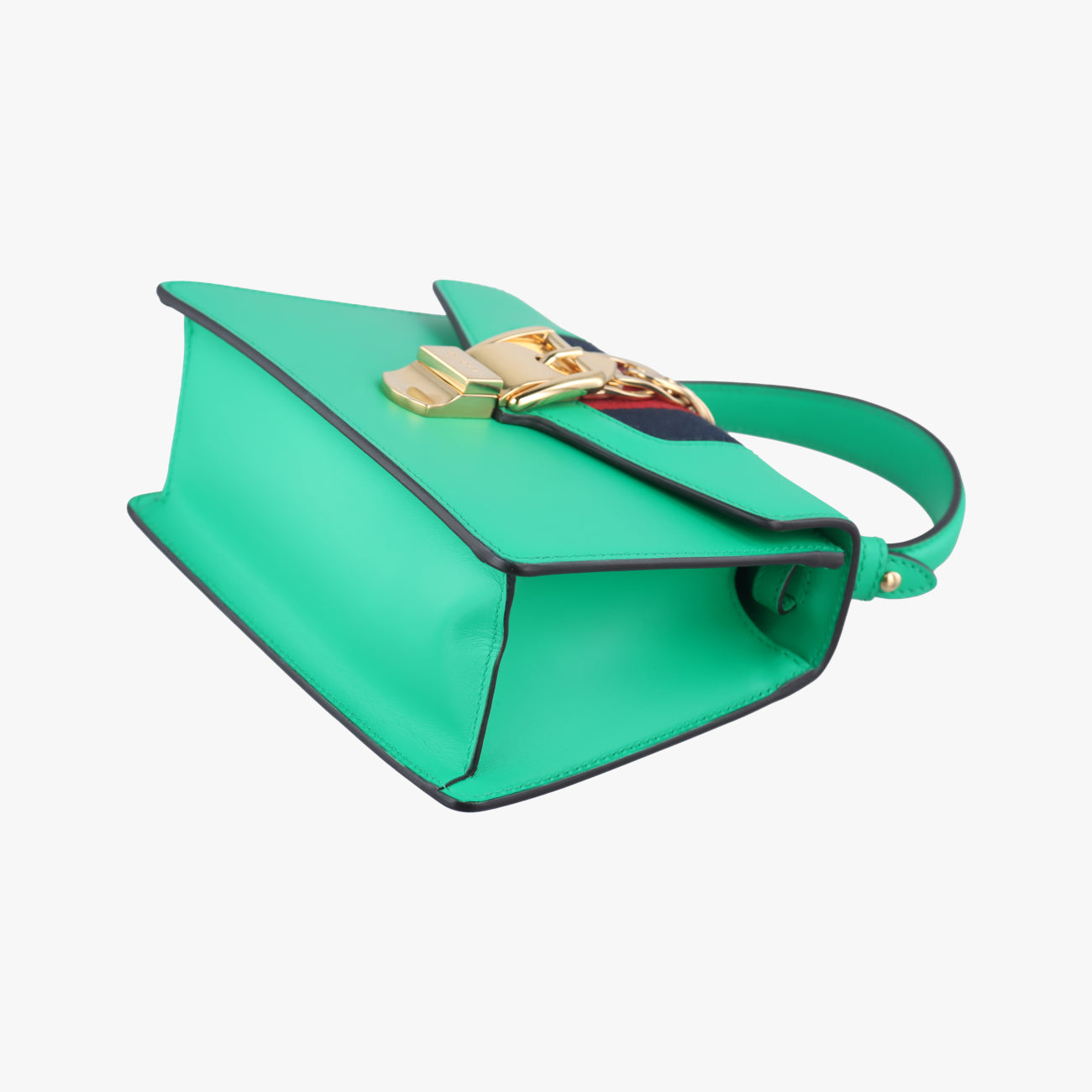SylvieGreenxNavyxRedLeather470270H021641079シルヴィグリーンxネイビーxレッドレザー470270H021641079