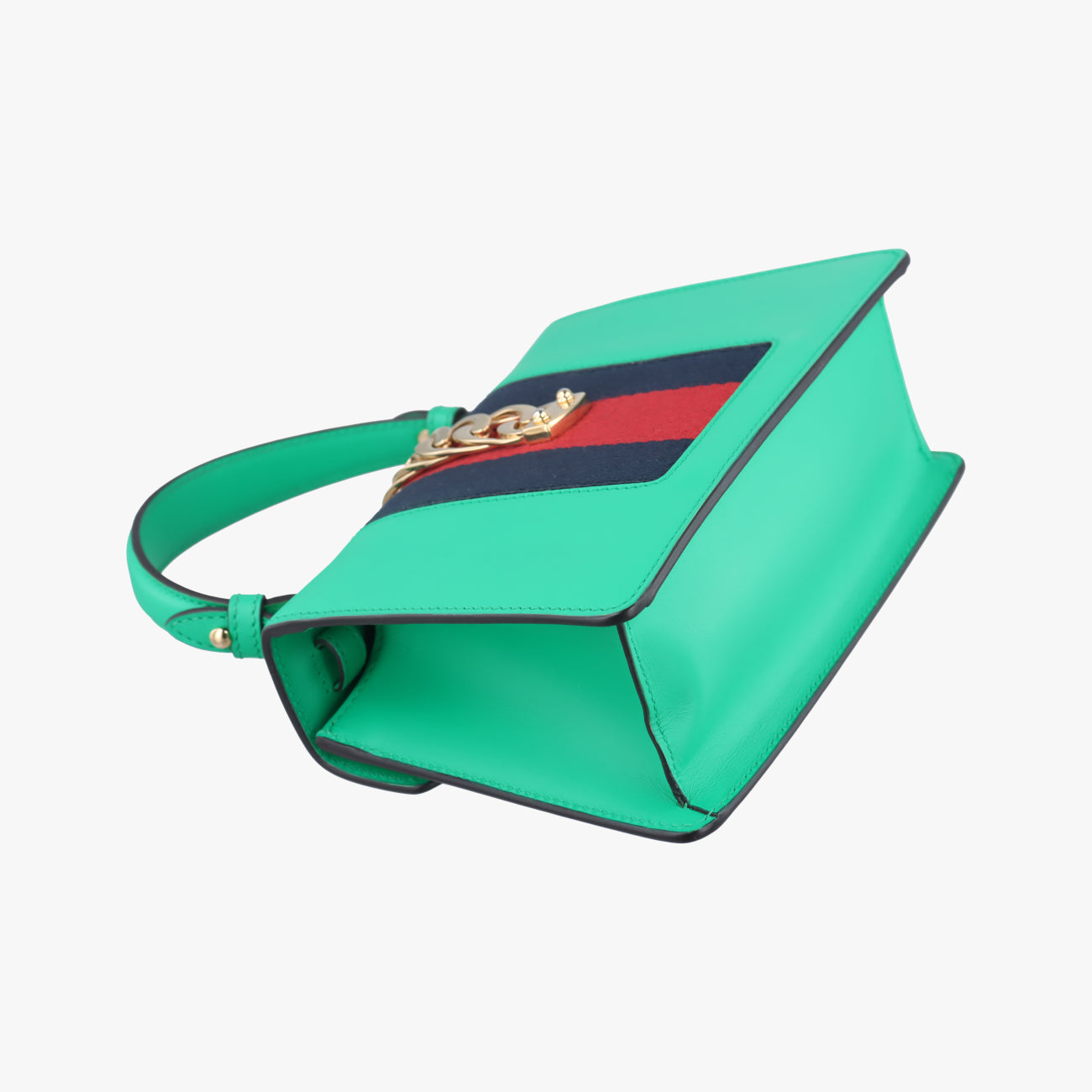 SylvieGreenxNavyxRedLeather470270H021641079シルヴィグリーンxネイビーxレッドレザー470270H021641079