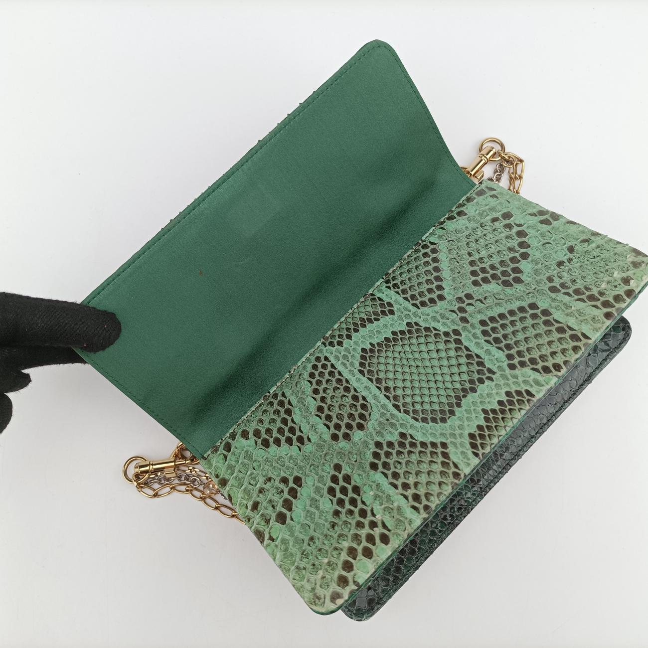 bee embellishmentGreensnakeskinビー エンベリッシュメントグリーンヘビ革