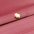 Metal Wallet on Chain Cornflower ClutchPinkSaffiano leather1MT290221メタル ウォレット オン チェーン コーンフラワー クラッチピンクサフィアーノレザー1MT290221