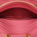 Metal Wallet on Chain Cornflower ClutchPinkSaffiano leather1MT290221メタル ウォレット オン チェーン コーンフラワー クラッチピンクサフィアーノレザー1MT290221
