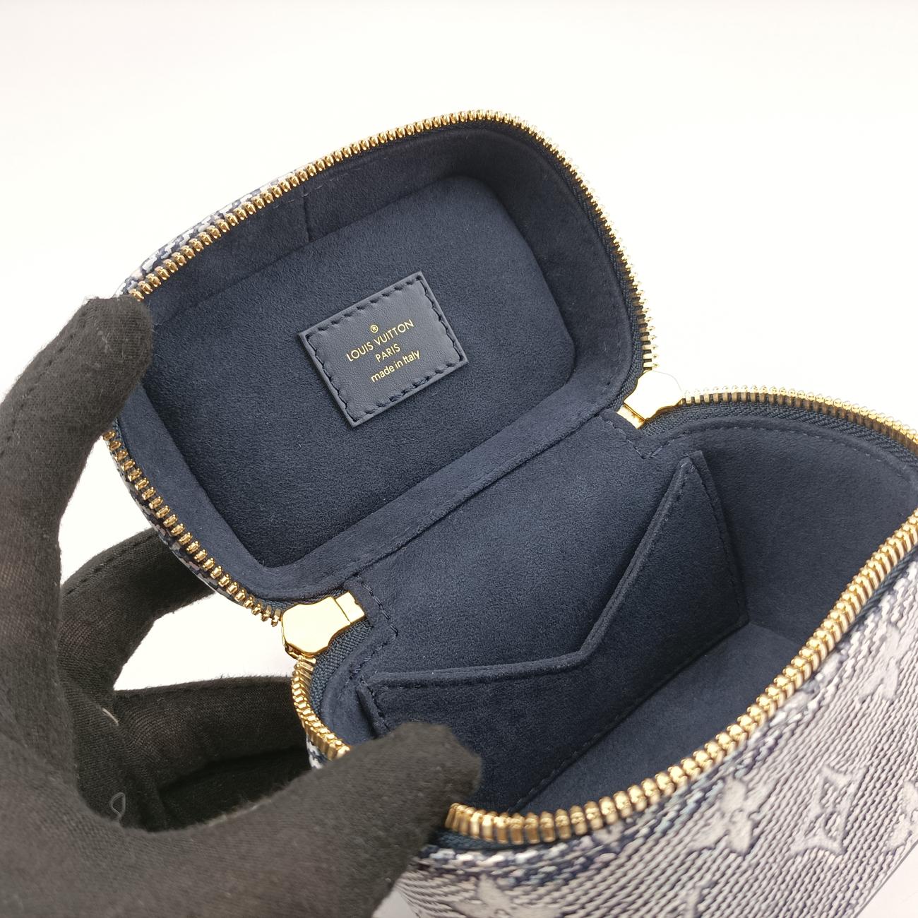Micro VanityNavy x GreyMONOGRAM JACQUARD DENIMM82467ICチップマイクロ バニティネイビー×グレーモノグラム ジャカード デニムM82467ICチップ
