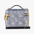 Micro VanityNavy x GreyMONOGRAM JACQUARD DENIMM82467ICチップマイクロ バニティネイビー×グレーモノグラム ジャカード デニムM82467ICチップ