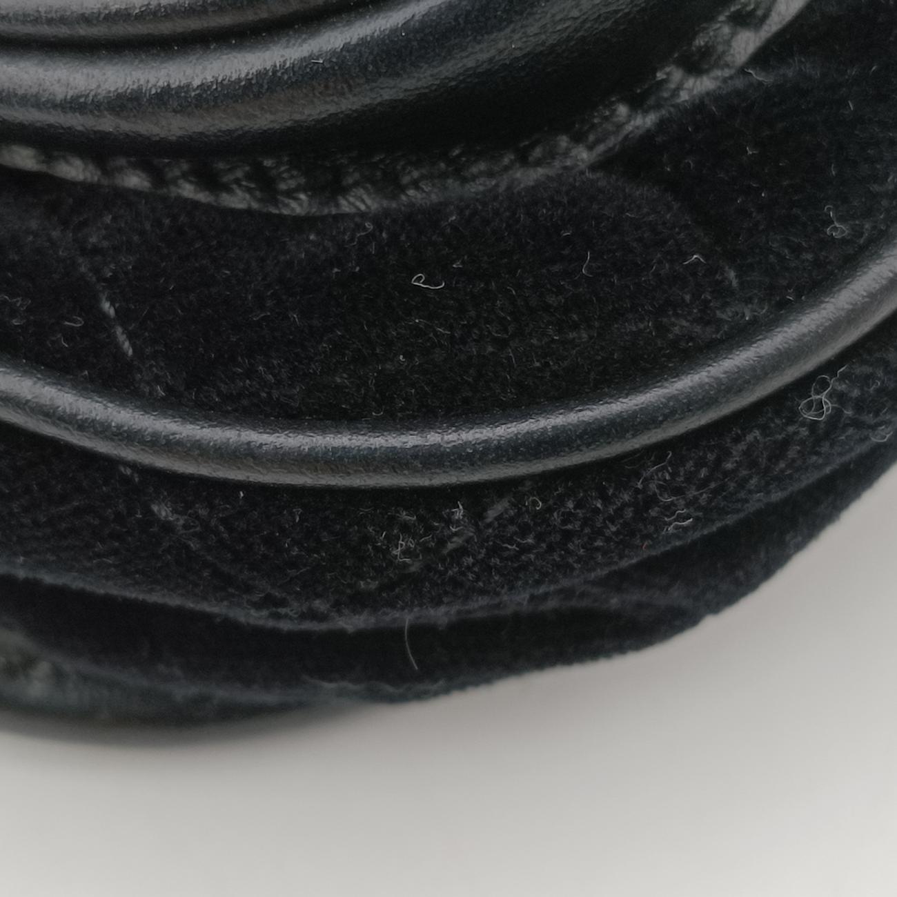 Velvet Belt BumBlackVelourIBL002180/IベルベットベルトバムブラックベロアIBL002180/I