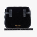 Velvet Belt BumBlackVelourIBL002180/IベルベットベルトバムブラックベロアIBL002180/I