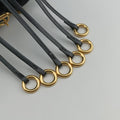 Velvet Belt BumBlackVelourIBL002180/IベルベットベルトバムブラックベロアIBL002180/I