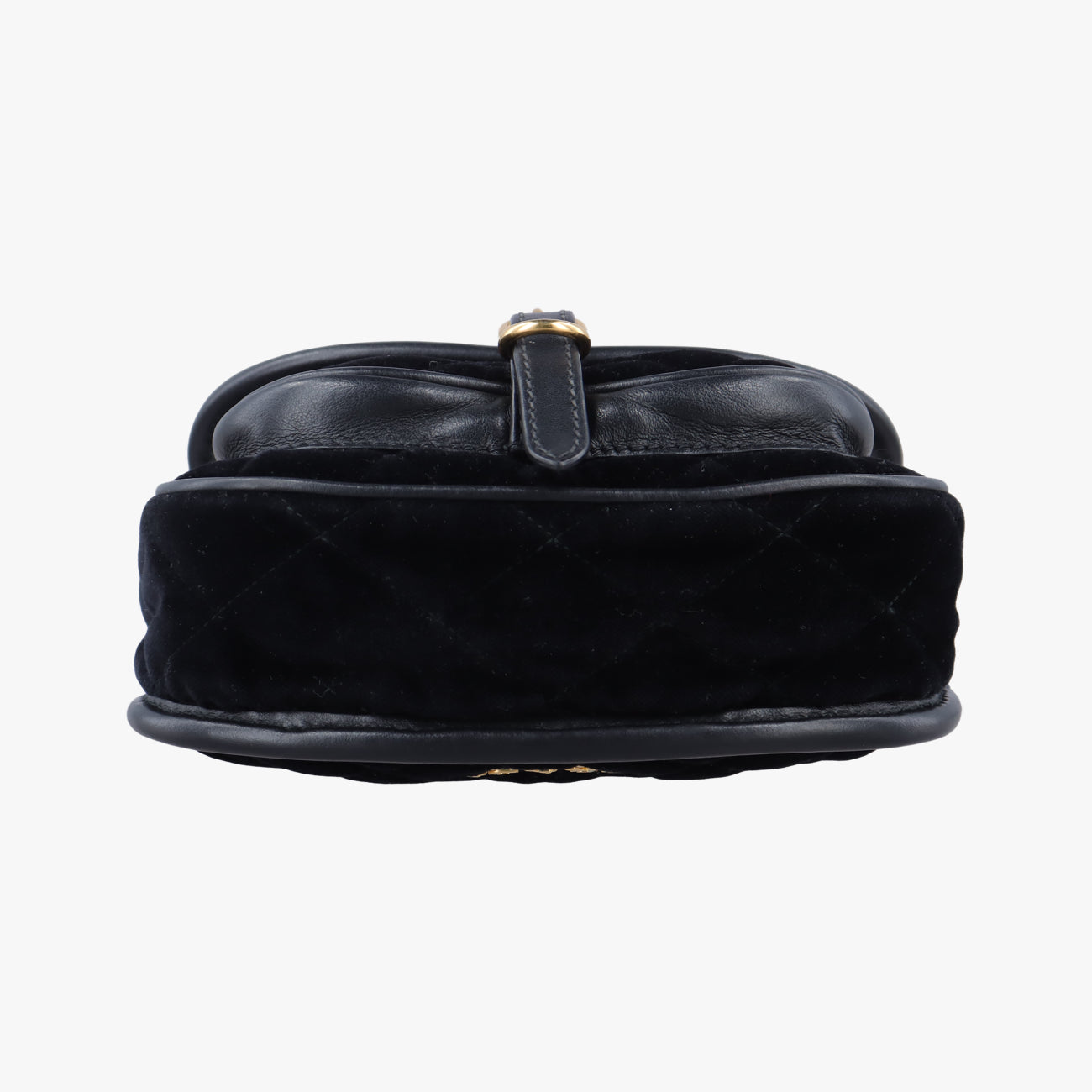 Velvet Belt BumBlackVelourIBL002180/IベルベットベルトバムブラックベロアIBL002180/I