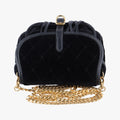 Velvet Belt BumBlackVelourIBL002180/IベルベットベルトバムブラックベロアIBL002180/I