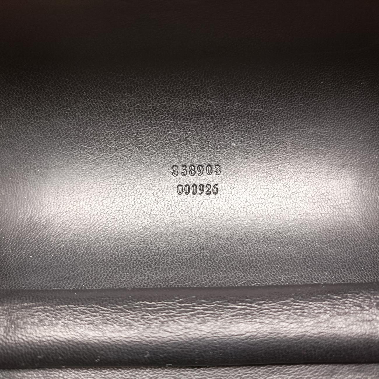 Studded Box With TasselBlackLeather358903 000926タッセル付きスタッズボックスブラックレザー358903 000926