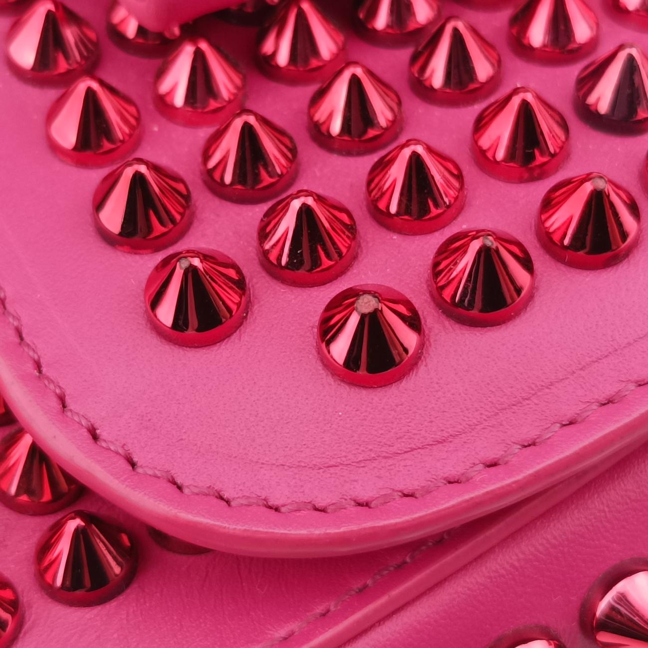 Sweet Charity Scarabe SpikeRoseLeatherスイート チャリティー スカラベ スパイクローズ レッドレザー