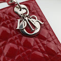 Lady DiorRedpatent01-BO-1102レディディオールレッドパテント01-BO-1102