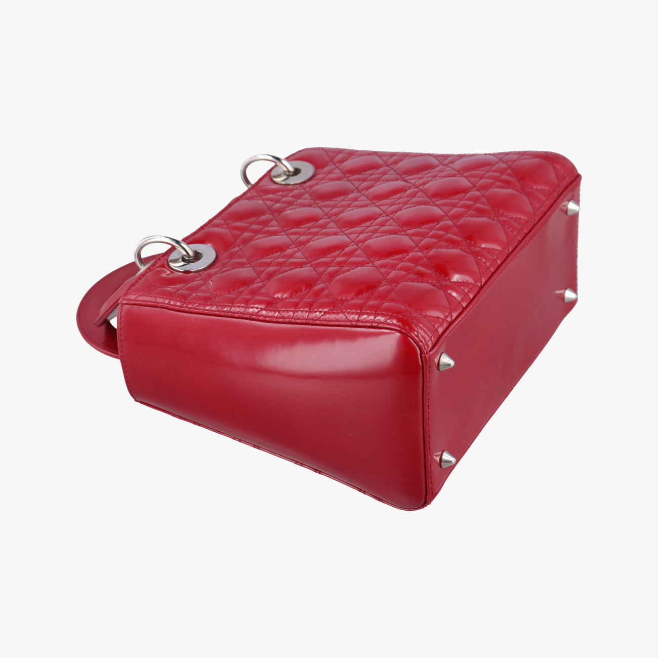 Lady DiorRedpatent01-BO-1102レディディオールレッドパテント01-BO-1102