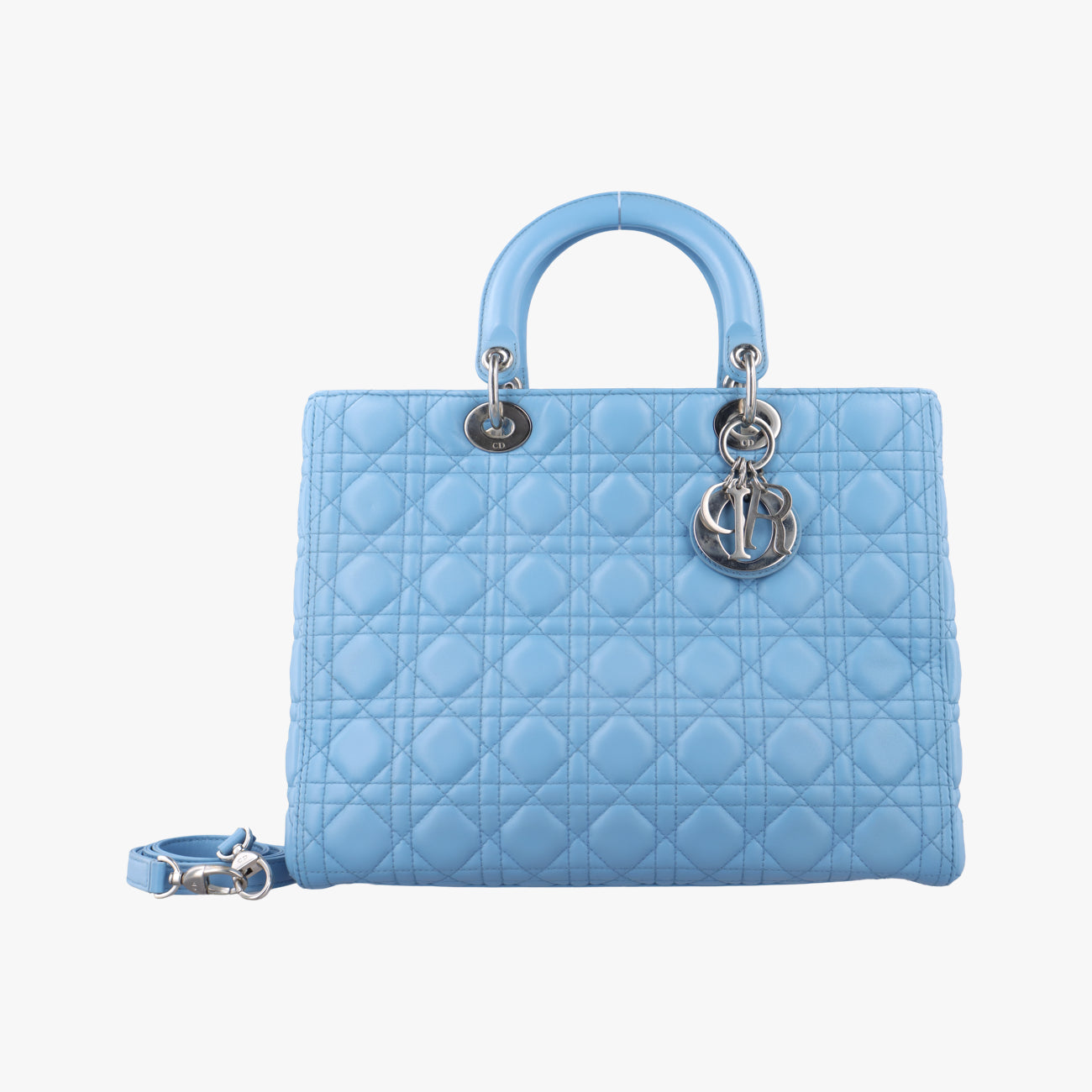 Lady DiorBluelambskin15-BO-0114レディディオールブルーラムスキン15-BO-0114