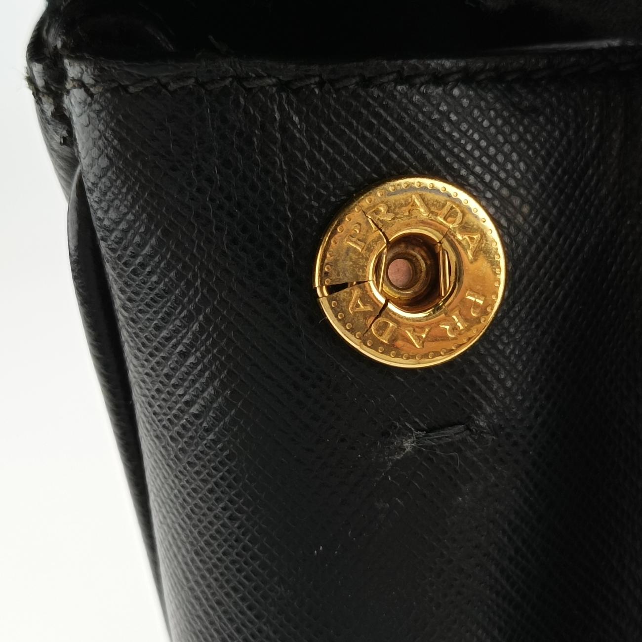 GalleriaBlackSAFFIANO Leather1BA27431/Rガレリアブラックサフィアーノレザー1BA27431/R