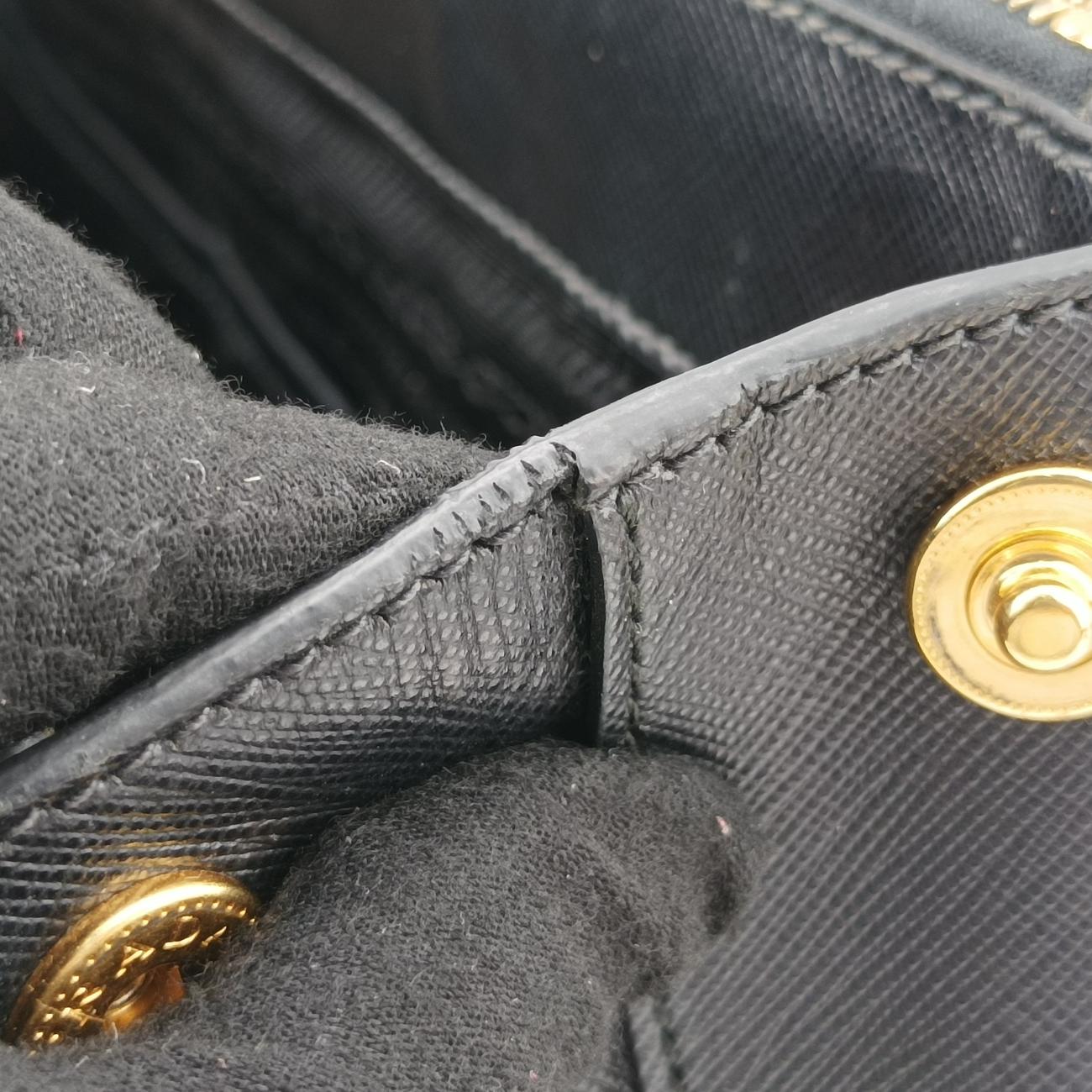 GalleriaBlackSAFFIANO Leather1BA27431/Rガレリアブラックサフィアーノレザー1BA27431/R