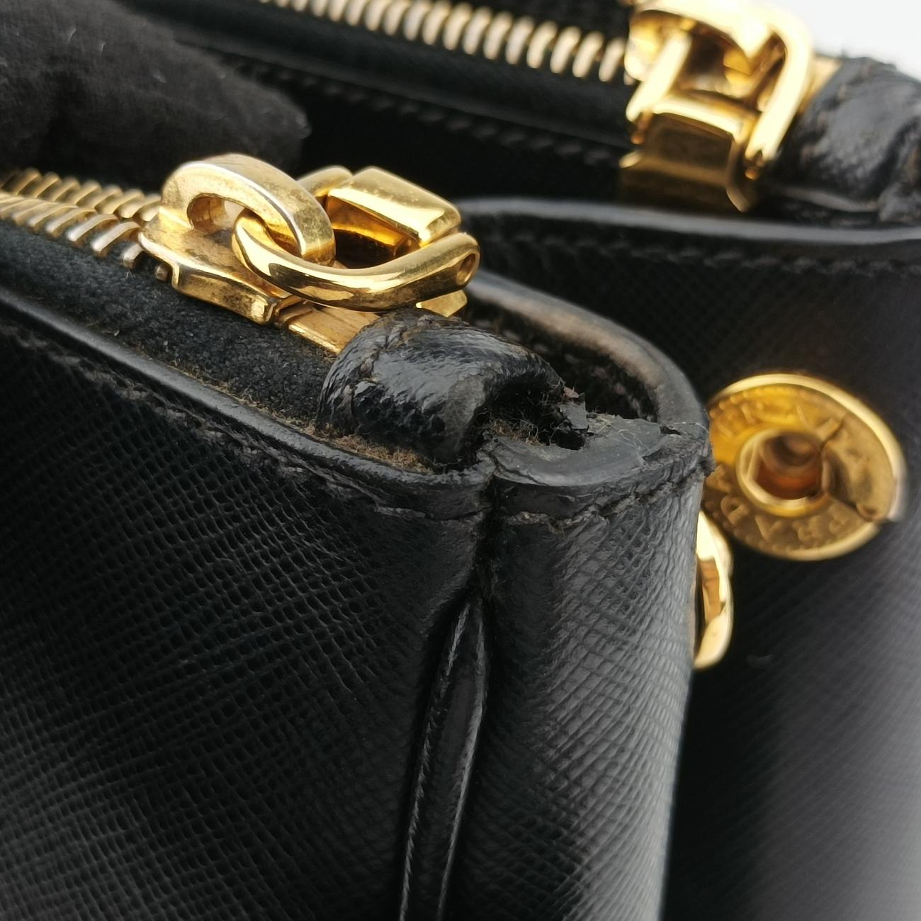 GalleriaBlackSAFFIANO Leather1BA27431/Rガレリアブラックサフィアーノレザー1BA27431/R