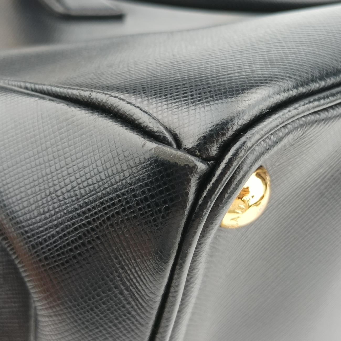 GalleriaBlackSAFFIANO Leather1BA27431/Rガレリアブラックサフィアーノレザー1BA27431/R