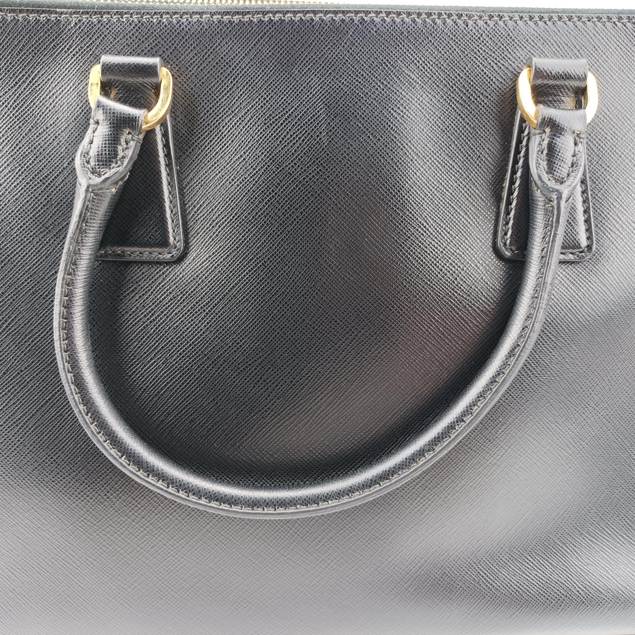 GalleriaBlackSAFFIANO Leather1BA27431/Rガレリアブラックサフィアーノレザー1BA27431/R