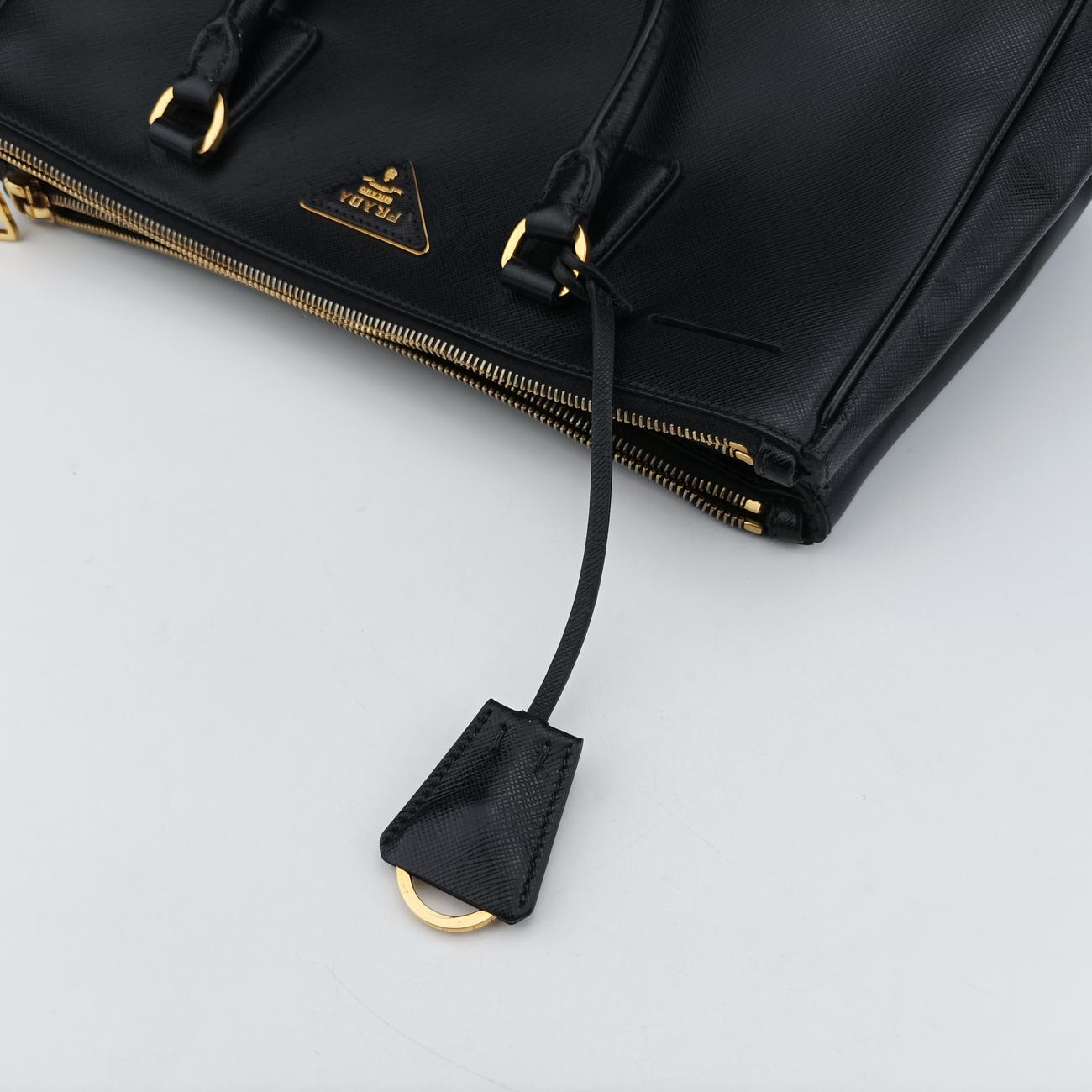 GalleriaBlackSAFFIANO Leather1BA27431/Rガレリアブラックサフィアーノレザー1BA27431/R