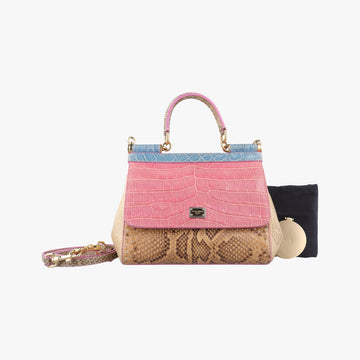 SICILYMulticolourLeather x Snakeskinシシリーマルチカラーレザー×ヘビ革