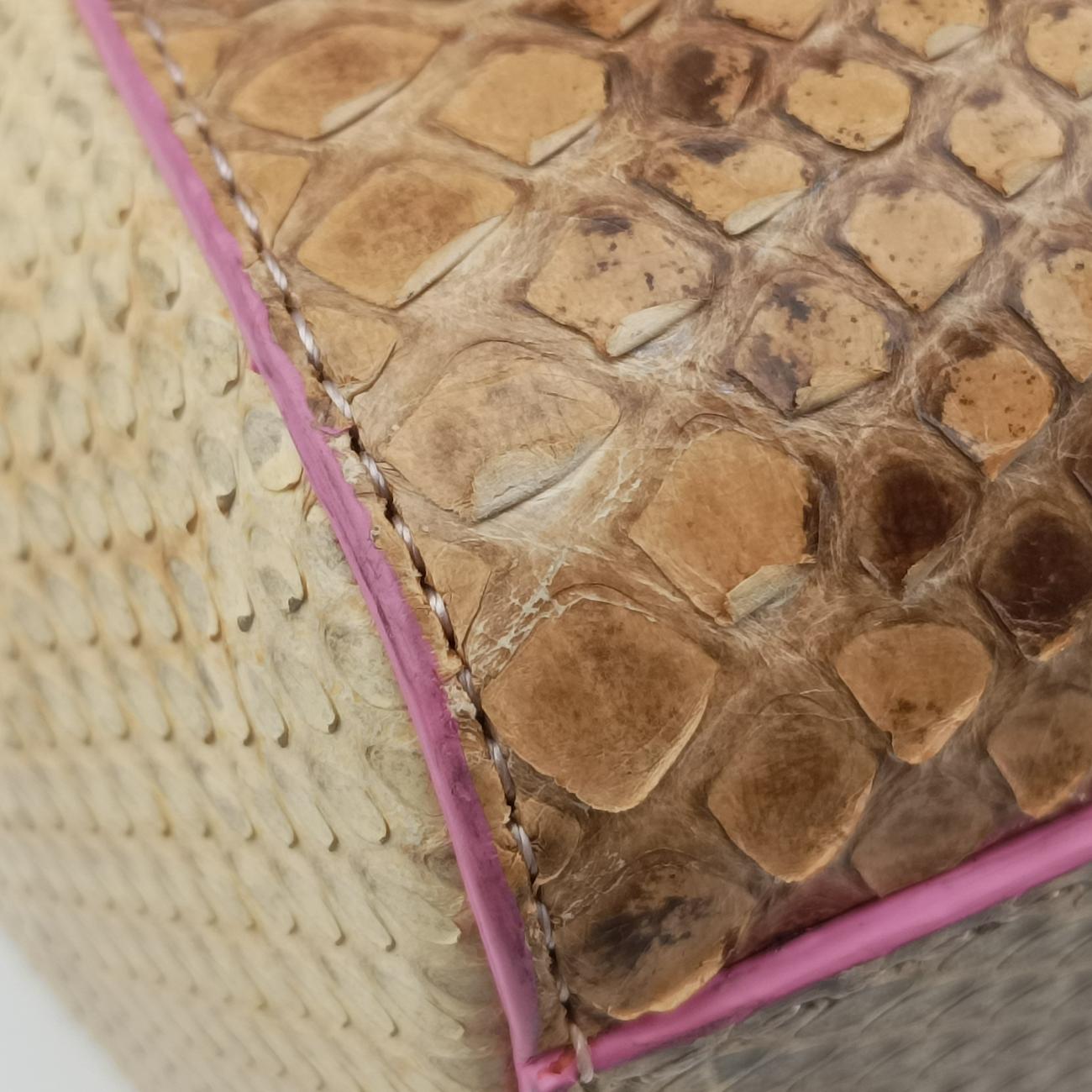 SICILYMulticolourLeather x Snakeskinシシリーマルチカラーレザー×ヘビ革