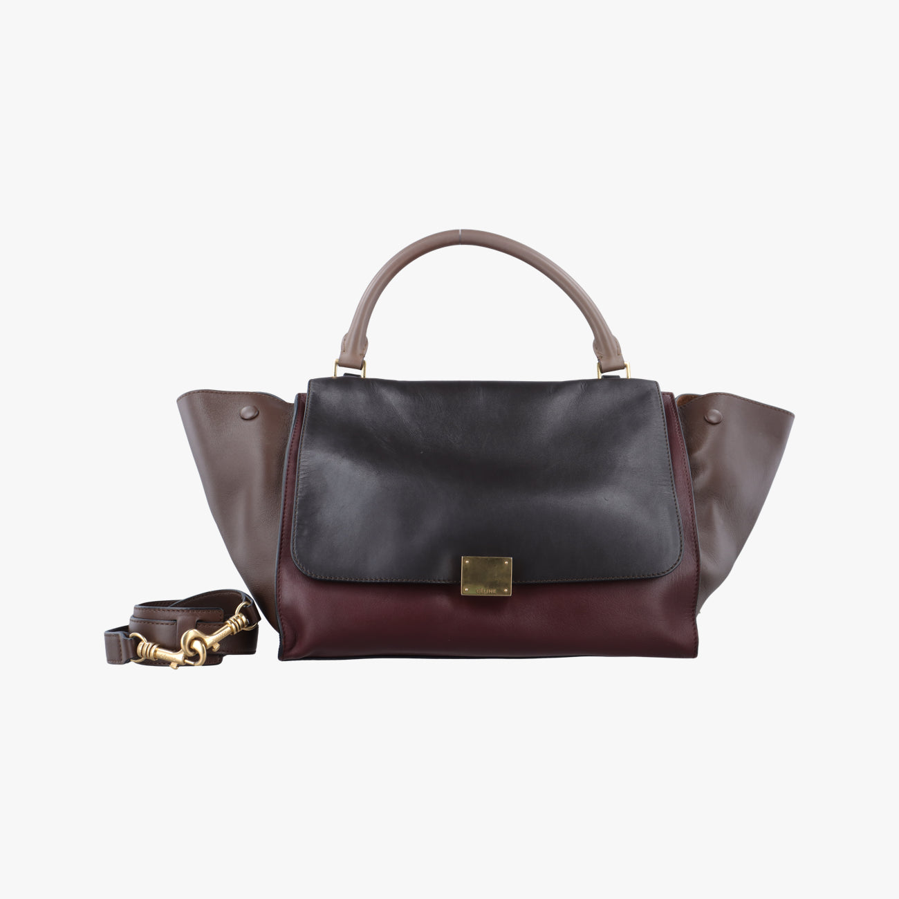 TrapezeDark brown x brown x burgundyLeatherW-SA-0171 S-PA-0181トラペーズダークブラウン×ブラウン×ボルドーレザーW-SA-0171 S-PA-0181