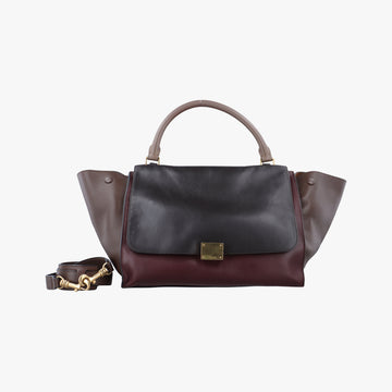 TrapezeDark brown x brown x burgundyLeatherW-SA-0171 S-PA-0181トラペーズダークブラウン×ブラウン×ボルドーレザーW-SA-0171 S-PA-0181