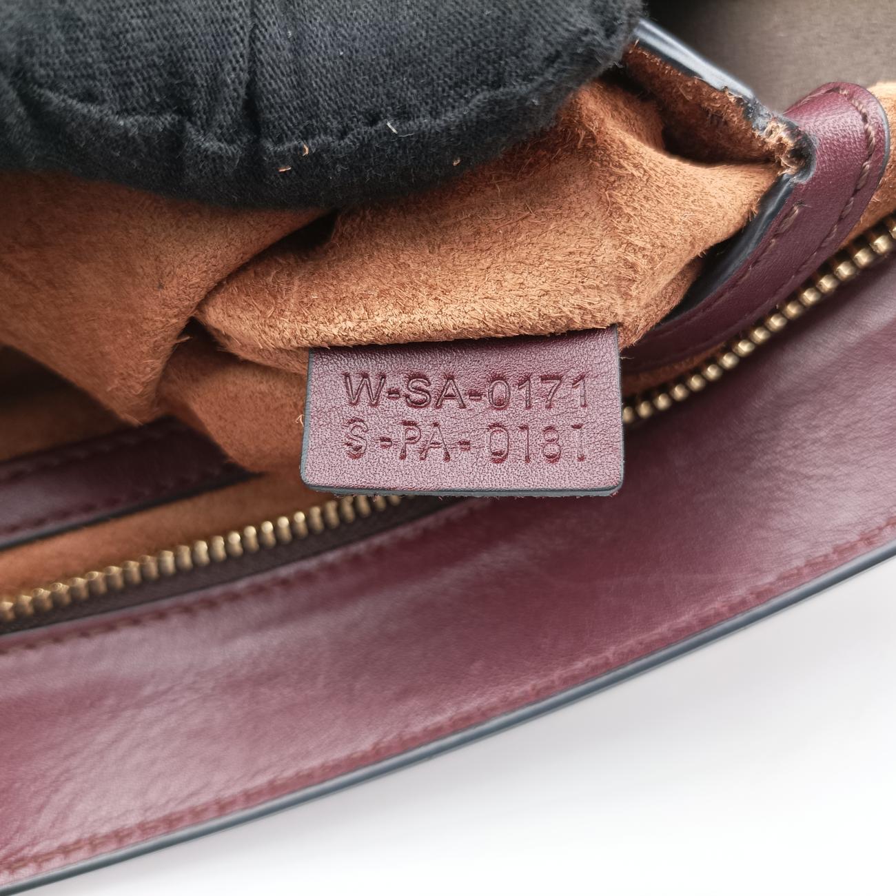 TrapezeDark brown x brown x burgundyLeatherW-SA-0171 S-PA-0181トラペーズダークブラウン×ブラウン×ボルドーレザーW-SA-0171 S-PA-0181