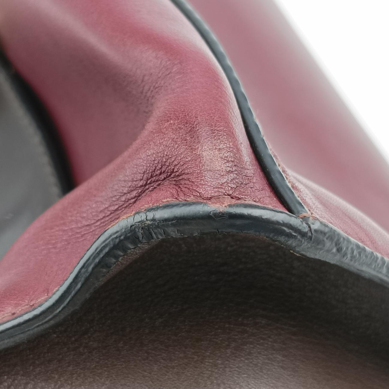 TrapezeDark brown x brown x burgundyLeatherW-SA-0171 S-PA-0181トラペーズダークブラウン×ブラウン×ボルドーレザーW-SA-0171 S-PA-0181