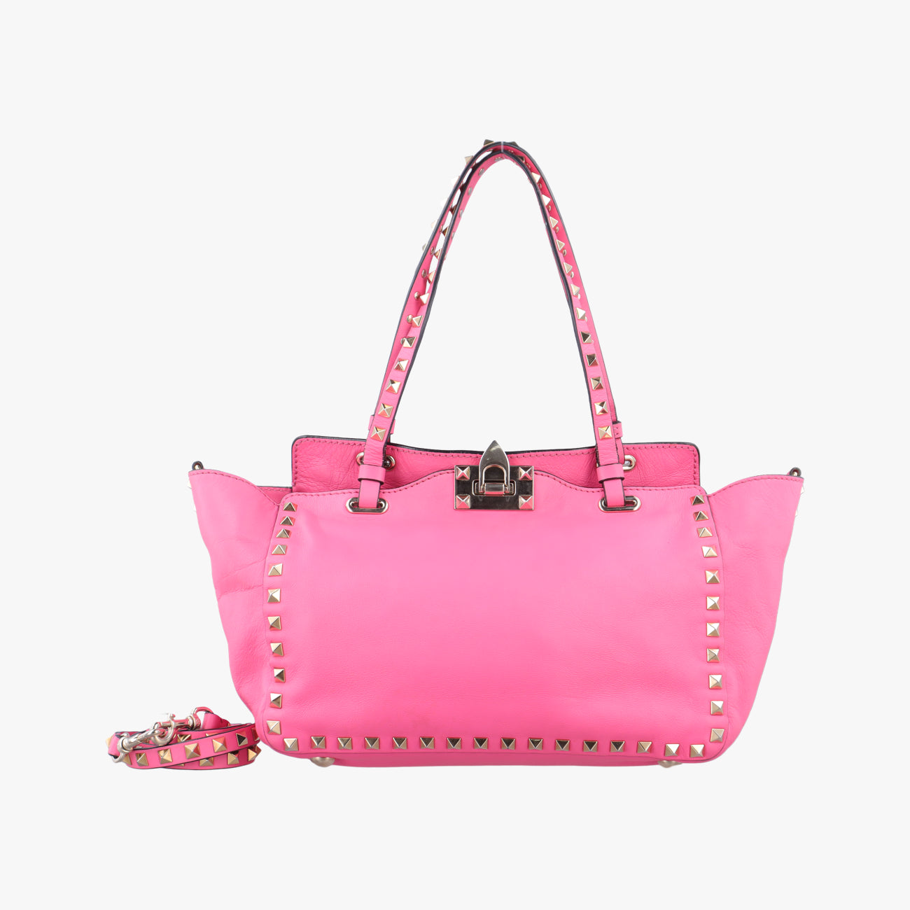 RockstudPinkLeatherLot number unknownロックスタッズピンクレザー製番不明