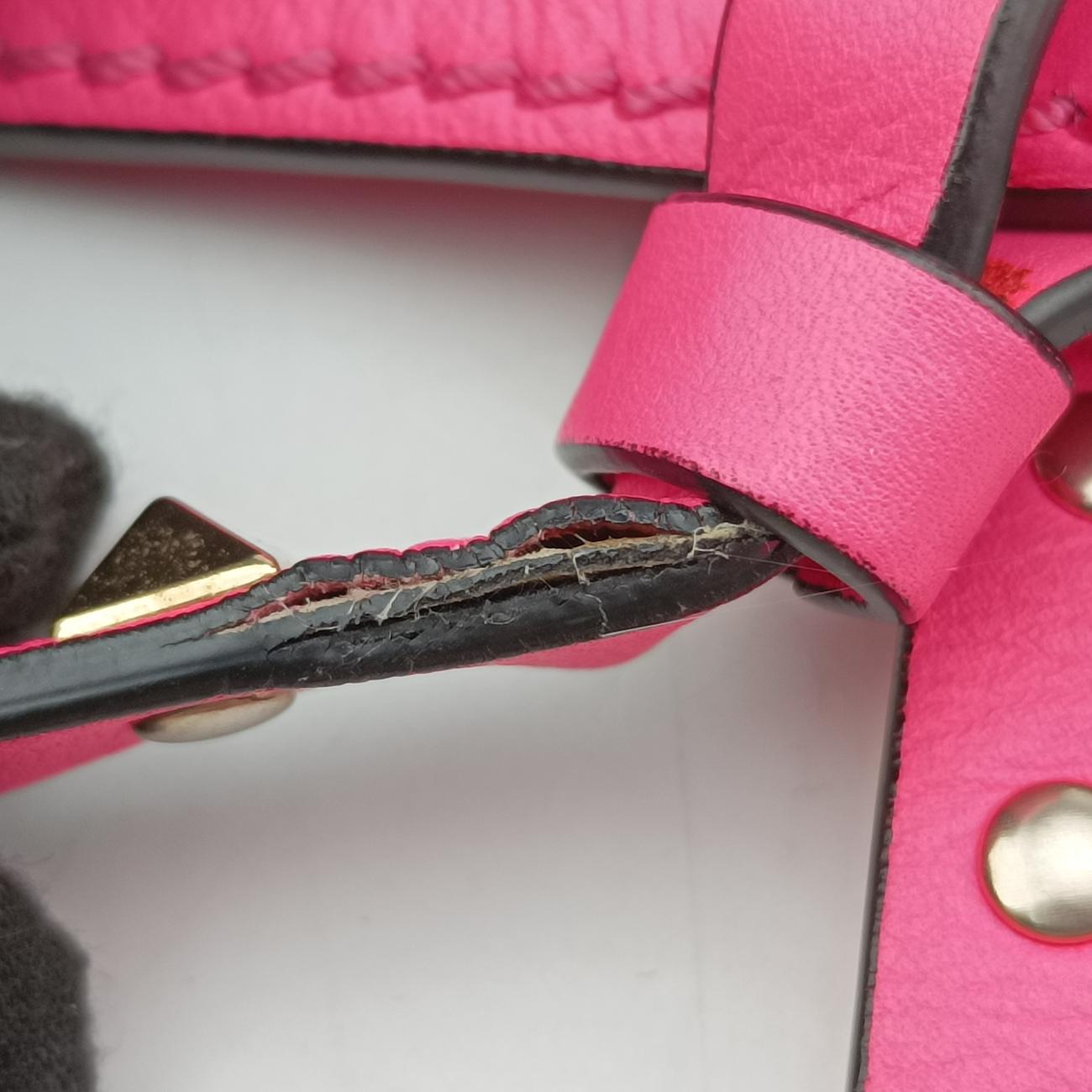 RockstudPinkLeatherLot number unknownロックスタッズピンクレザー製番不明