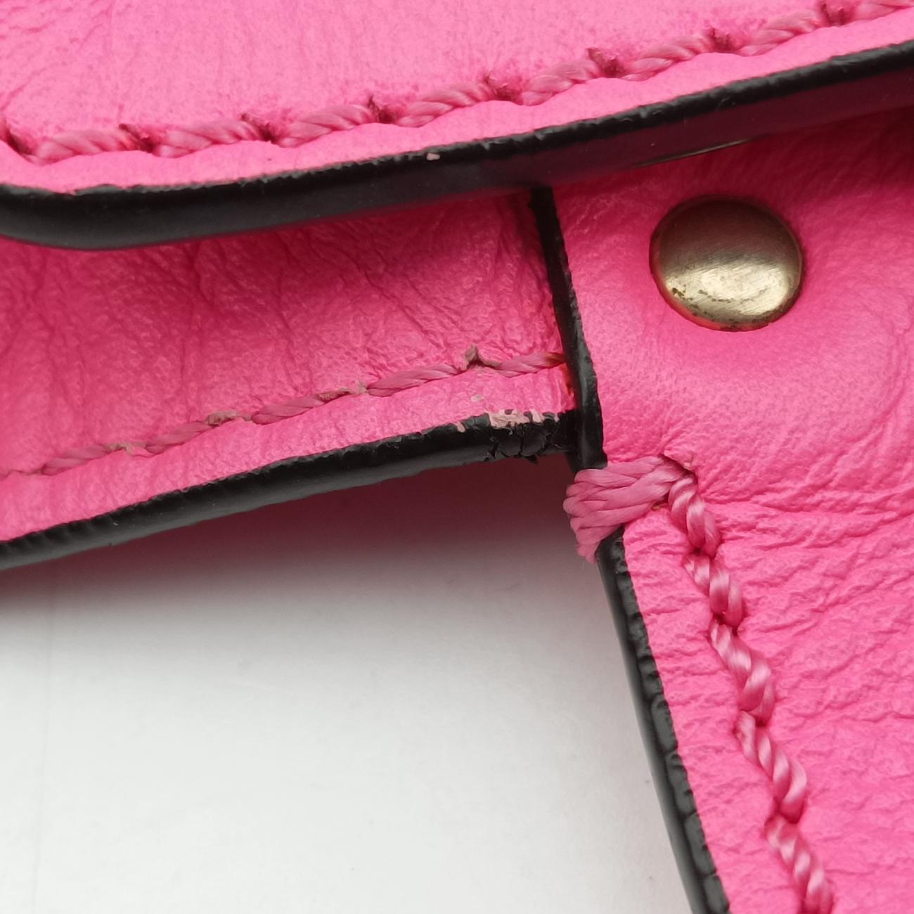 RockstudPinkLeatherLot number unknownロックスタッズピンクレザー製番不明