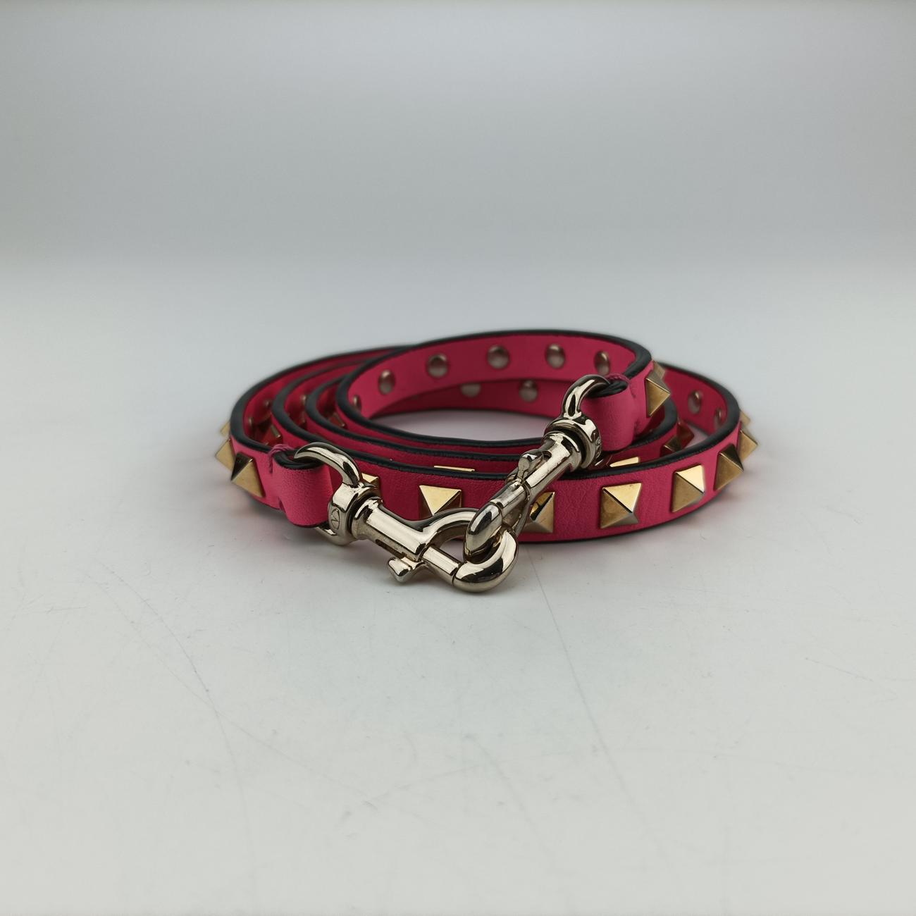 RockstudPinkLeatherLot number unknownロックスタッズピンクレザー製番不明