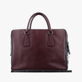 Bicolor BriefcaseMaroonxBlackSAFFIANO LeatherVS305M64バイカラーブリーフケースマルーン×ブラックサフィアーノレザーVS305M64