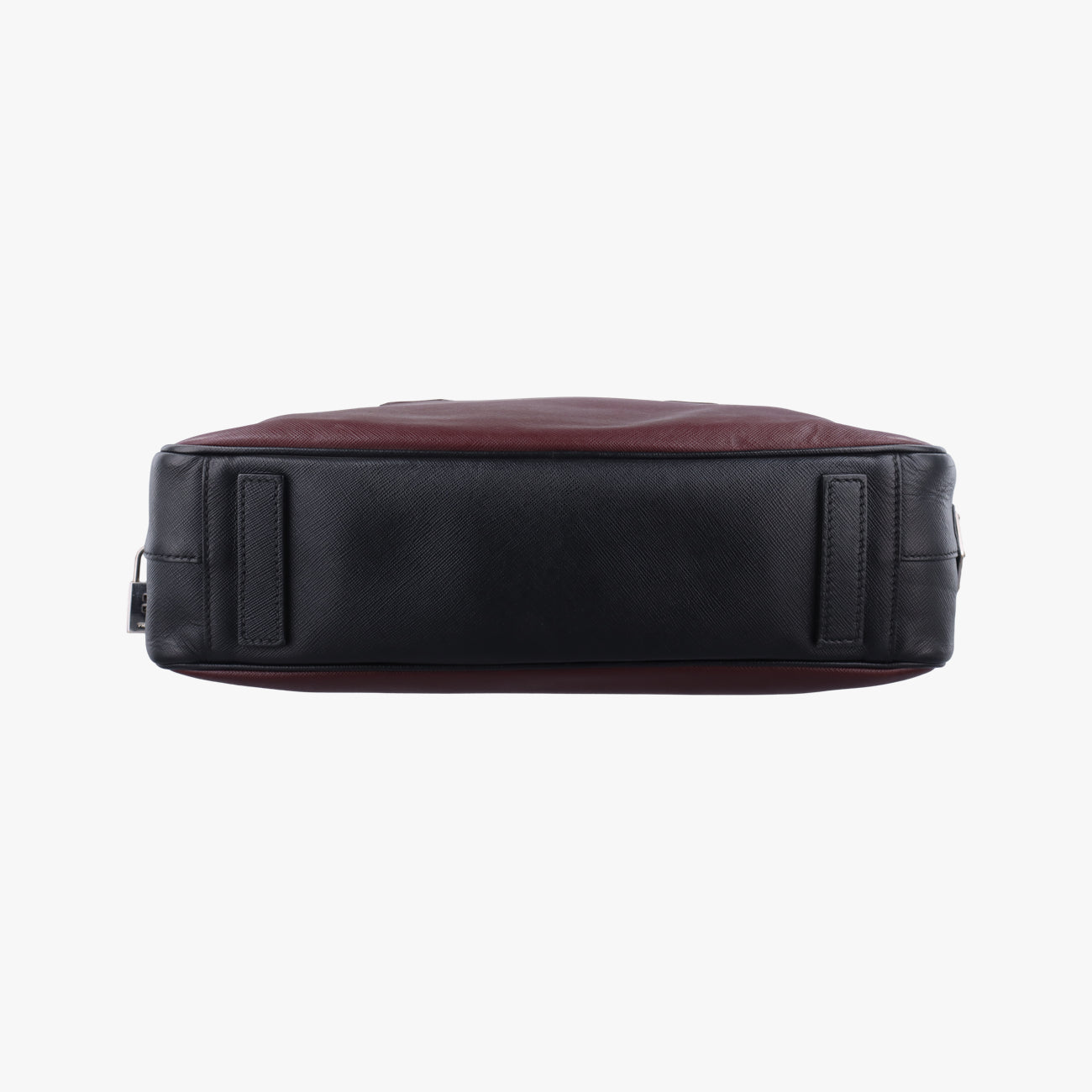 Bicolor BriefcaseMaroonxBlackSAFFIANO LeatherVS305M64バイカラーブリーフケースマルーン×ブラックサフィアーノレザーVS305M64