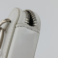 Triangle Chain PouchWhiteLeather230-Aトライアングル  チェーン ポーチホワイトレザー230-A