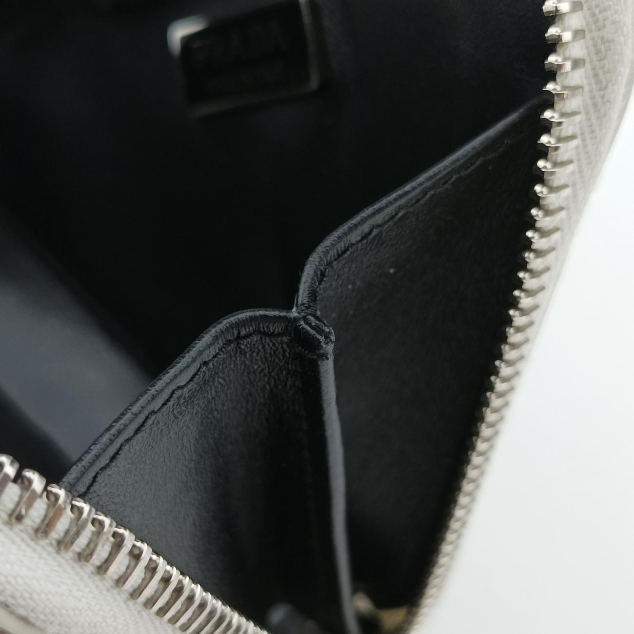 Triangle Chain PouchWhiteLeather230-Aトライアングル  チェーン ポーチホワイトレザー230-A