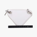 Triangle Chain PouchWhiteLeather230-Aトライアングル  チェーン ポーチホワイトレザー230-A