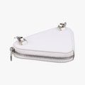 Triangle Chain PouchWhiteLeather230-Aトライアングル  チェーン ポーチホワイトレザー230-A