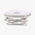 Triangle Chain PouchWhiteLeather230-Aトライアングル  チェーン ポーチホワイトレザー230-A