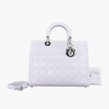 Lady DiorWhitelambskin16-BO-1101レディ ディオールホワイトラムスキン16-BO-1101