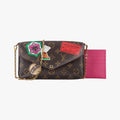 monogram pochette felicie my lv word tourBrown×MulticolorMonogram CanvasMI4157モノグラム ポシェット フェリシー マイ LV ワールド ツアーモノグラム ステッカーモノグラムキャンバスMI4157