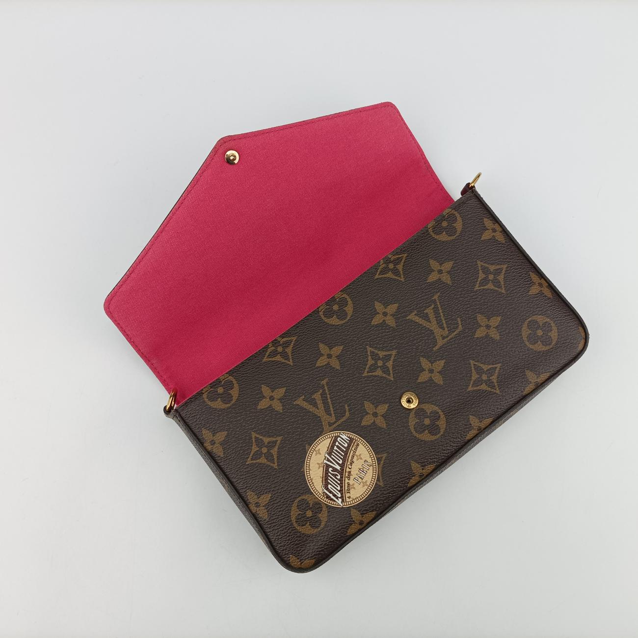 monogram pochette felicie my lv word tourBrown×MulticolorMonogram CanvasMI4157モノグラム ポシェット フェリシー マイ LV ワールド ツアーモノグラム ステッカーモノグラムキャンバスMI4157