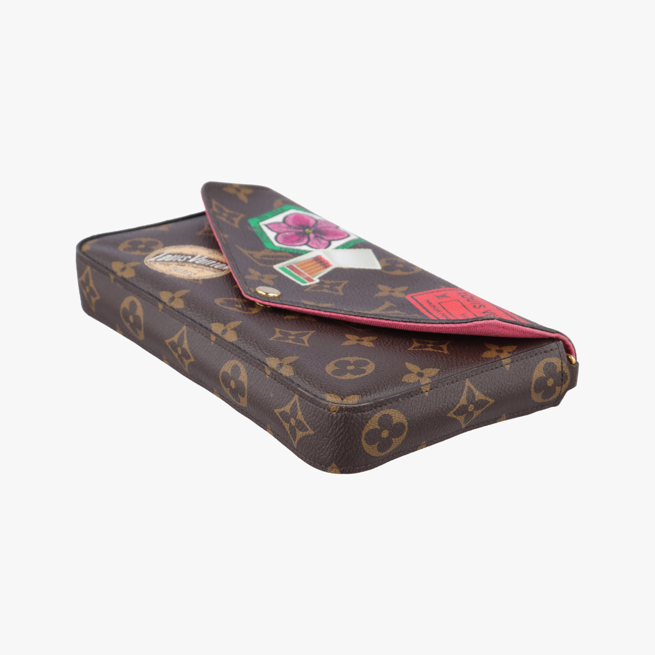 monogram pochette felicie my lv word tourBrown×MulticolorMonogram CanvasMI4157モノグラム ポシェット フェリシー マイ LV ワールド ツアーモノグラム ステッカーモノグラムキャンバスMI4157