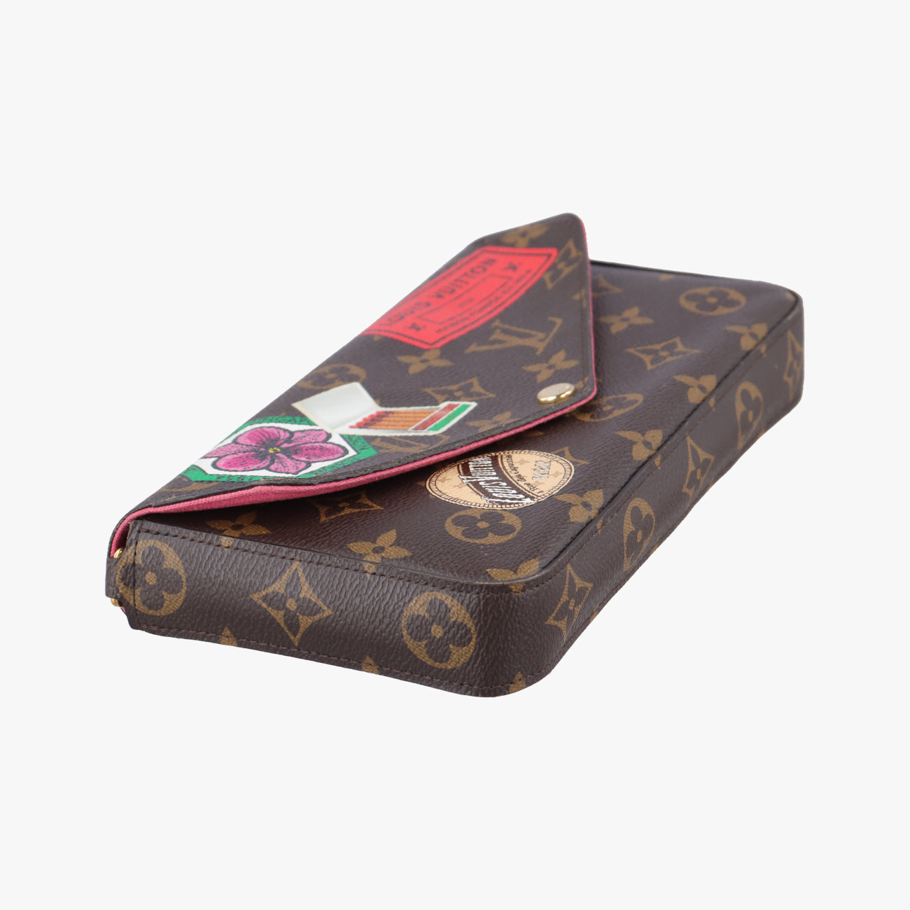 monogram pochette felicie my lv word tourBrown×MulticolorMonogram CanvasMI4157モノグラム ポシェット フェリシー マイ LV ワールド ツアーモノグラム ステッカーモノグラムキャンバスMI4157
