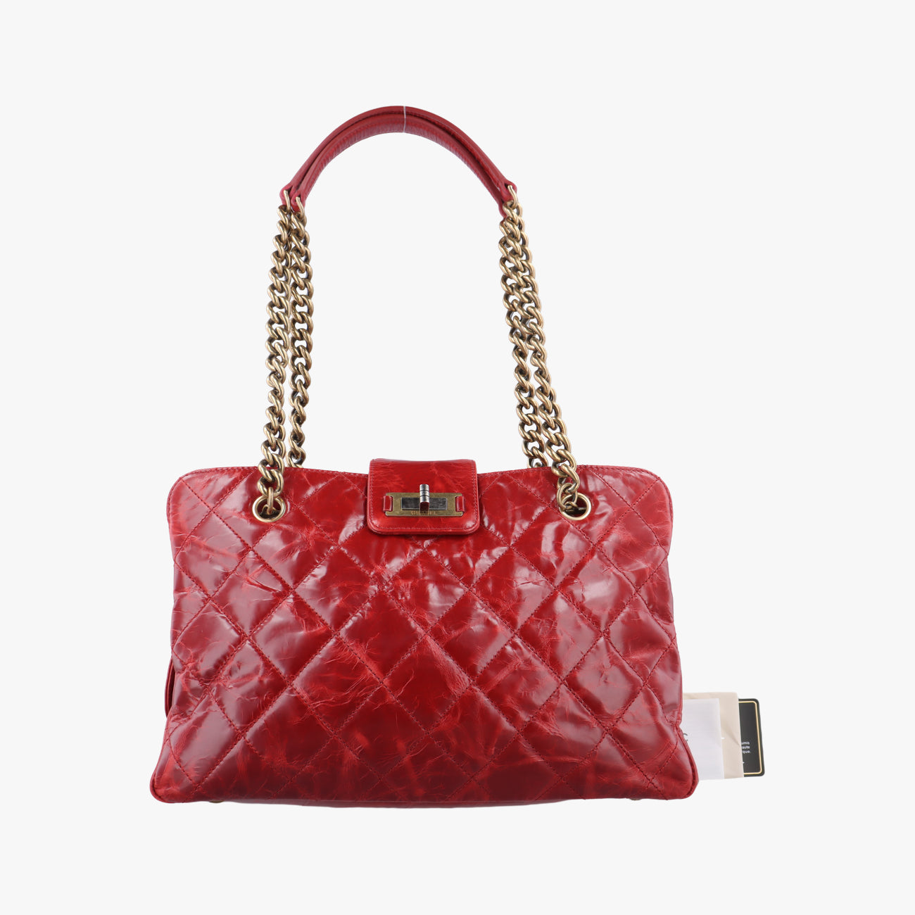 2.55 MatelasseRedLeatherA66817157460662.55 マトラッセレッドレザーA6681715746066
