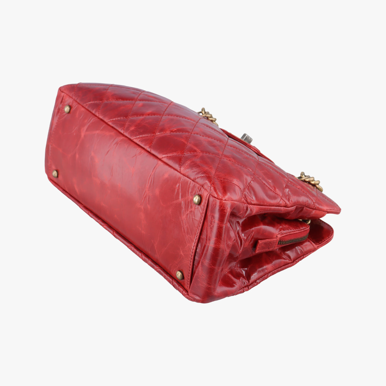 2.55 MatelasseRedLeatherA66817157460662.55 マトラッセレッドレザーA6681715746066